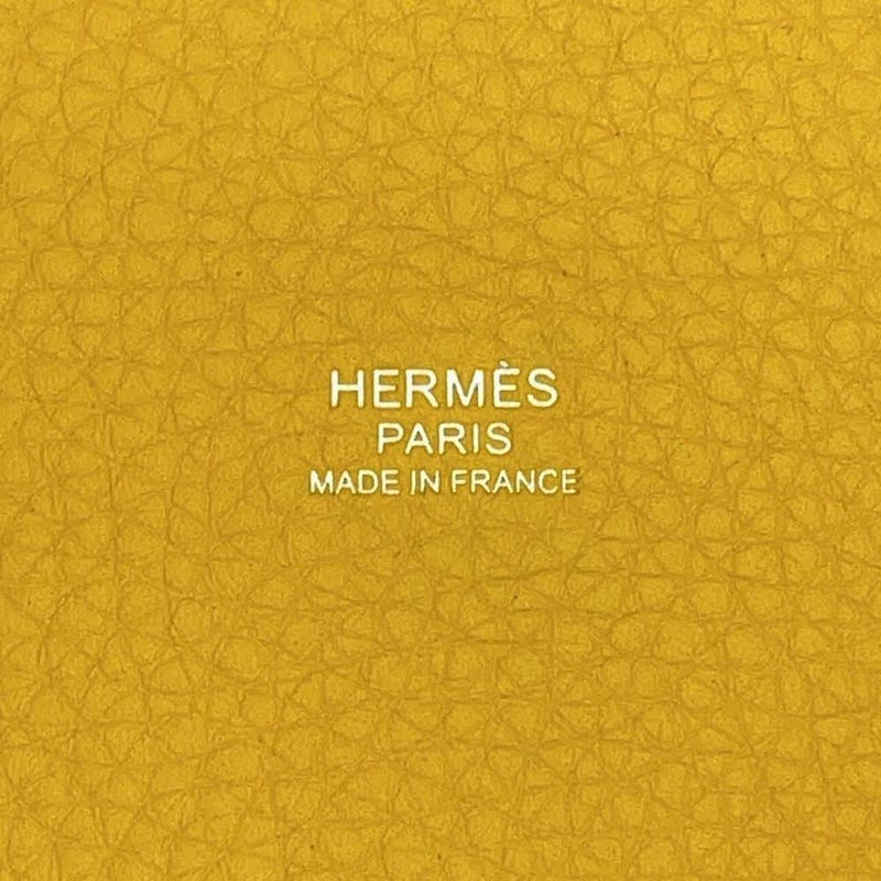 エルメス ハンドバッグ ピコタンロックPM ジョーヌナプル/シルバー金具 トリヨンクレマンス Z刻印