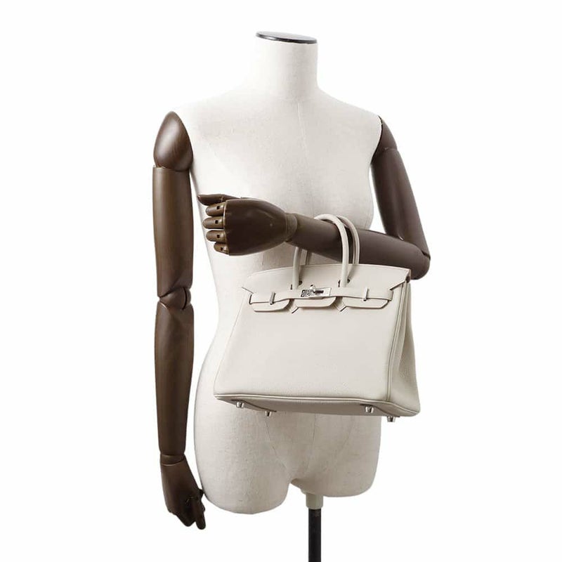 エルメス バーキン25 ベトン/シルバー金具 トゴ W刻印 HERMES Birkin ハンドバッグ