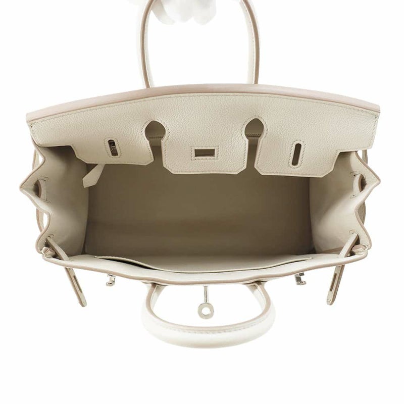 エルメス バーキン25 ベトン/シルバー金具 トゴ W刻印 HERMES Birkin ハンドバッグ