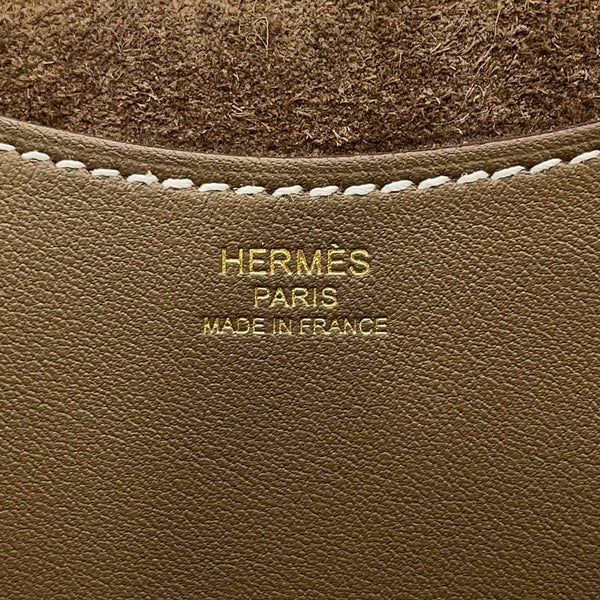 エルメス トートバッグ インザループ 18 エトゥープ/ゴールド金具 トリヨンクレマンス/スイフト W刻印