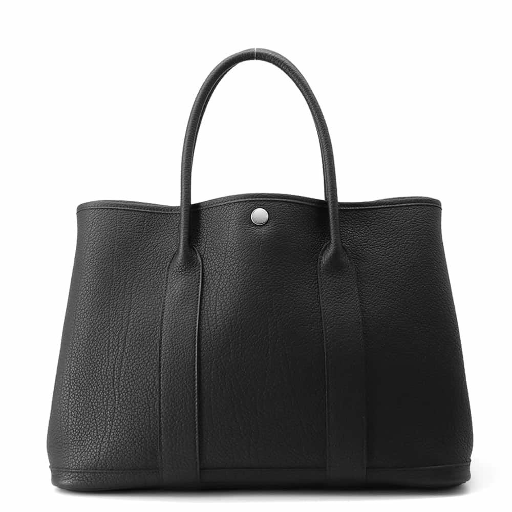エルメス トートバッグ ガーデンパーティPM ブラック/シルバー金具