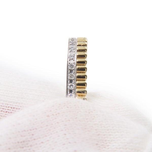 ブシュロン ピアス キャトル ラディアント スタッズイヤリング ダイヤモンド 32P 計約0.26ct K18YG/K18WG JCO01715