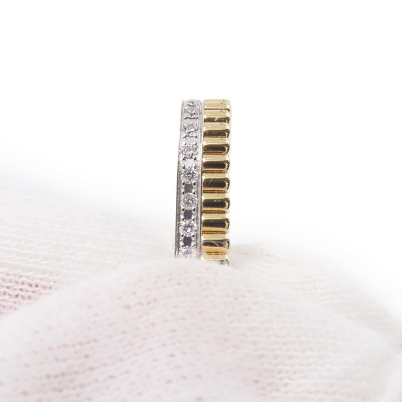 ブシュロン ピアス キャトル ラディアント スタッズイヤリング ダイヤモンド 32P 計約0.26ct K18YG/K18WG JCO01715