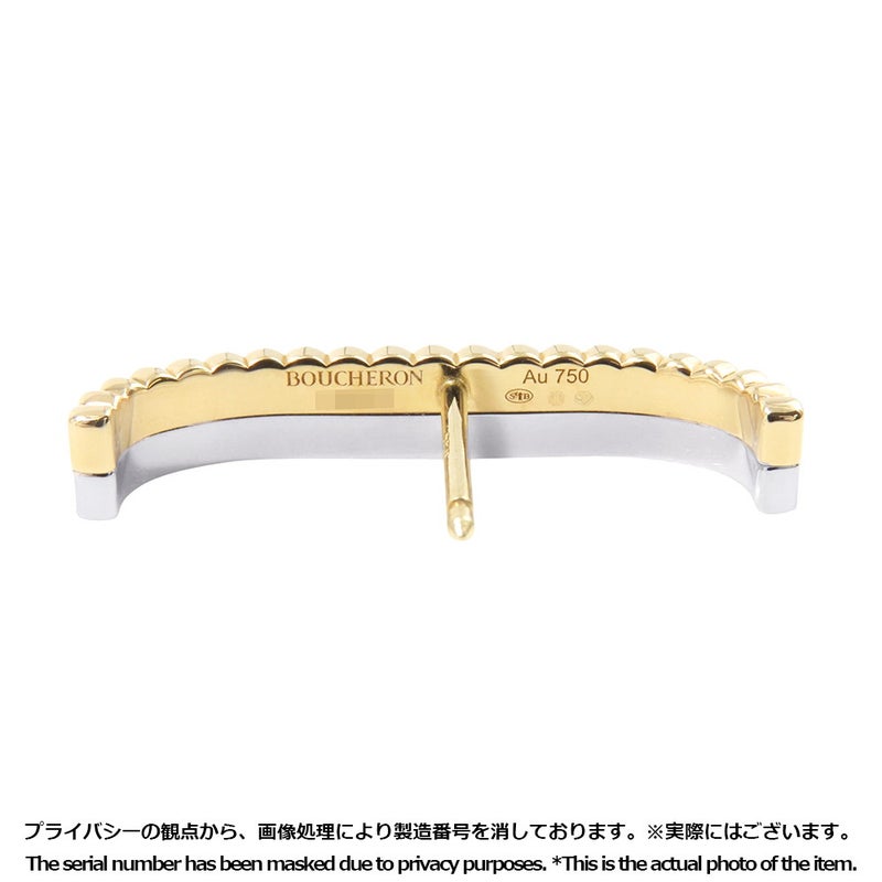 ブシュロン ピアス キャトル ラディアント スタッズイヤリング ダイヤモンド 32P 計約0.26ct K18YG/K18WG JCO01715