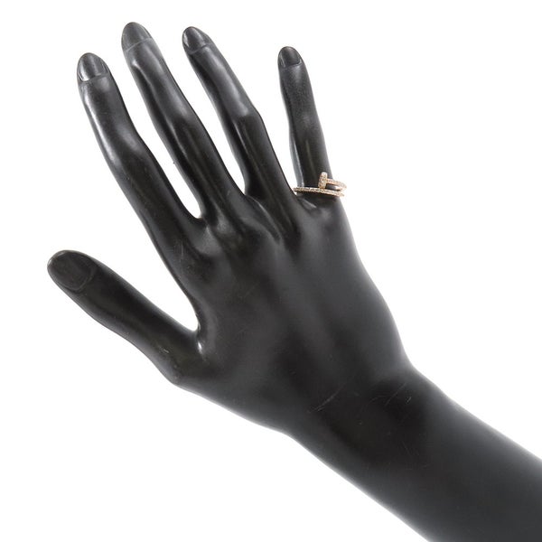 カルティエ リング ジュスト アン クル SM スモールモデル ダイヤ 53P 計0.40ct K18PGピンクゴールド サイズ47 B4231400 指輪