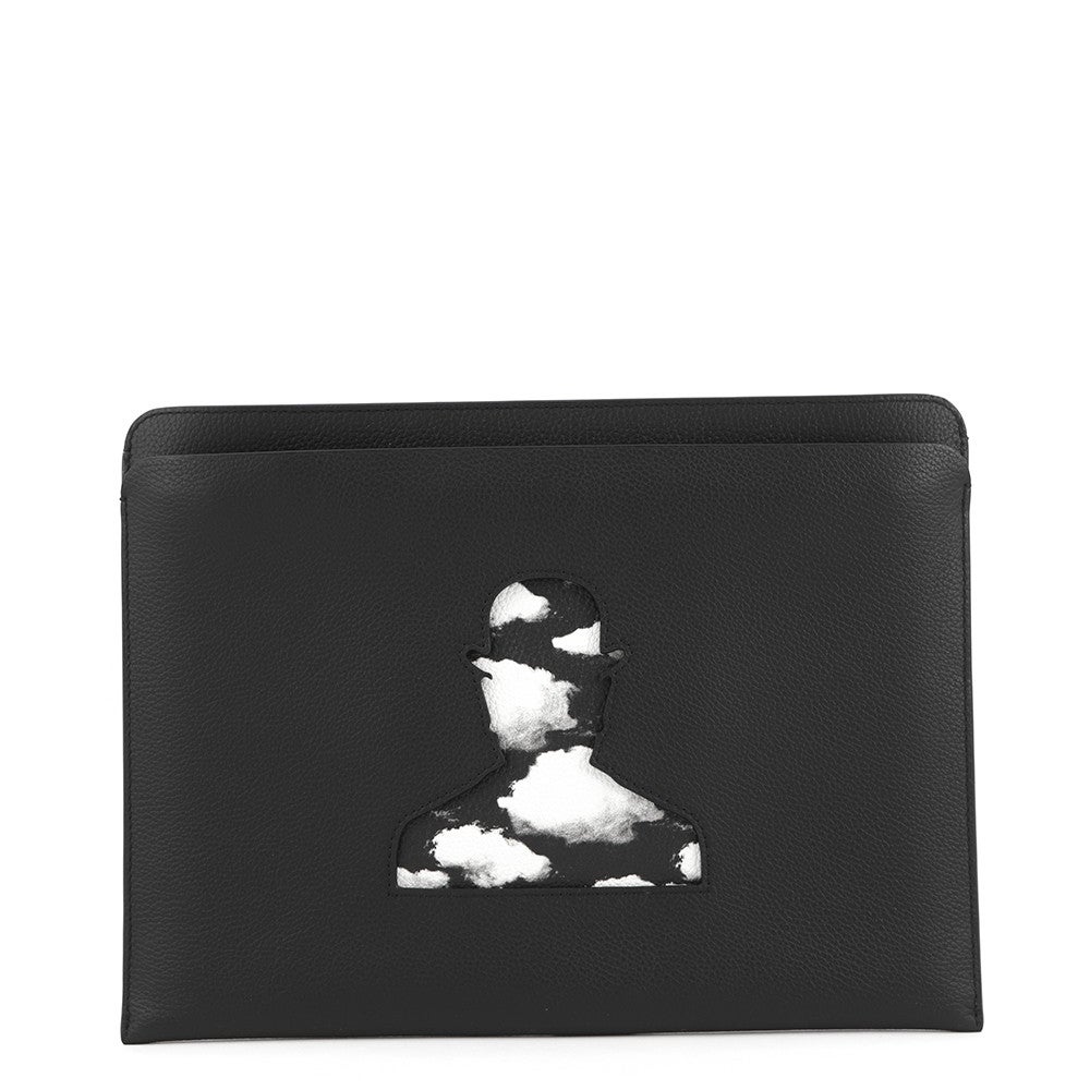 デルヴォー クラッチバッグ ポシェット トロンプルイユ レザー Delvaux