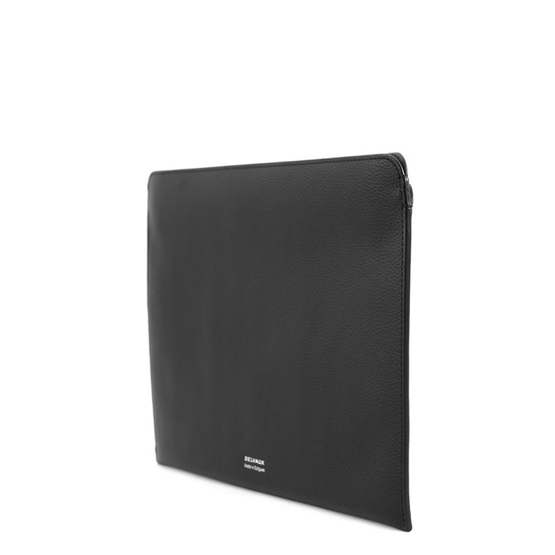 デルヴォー クラッチバッグ ポシェット トロンプルイユ レザー Delvaux デルボー 黒