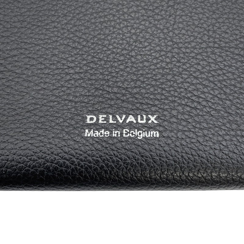 デルヴォー クラッチバッグ ポシェット トロンプルイユ レザー Delvaux デルボー 黒