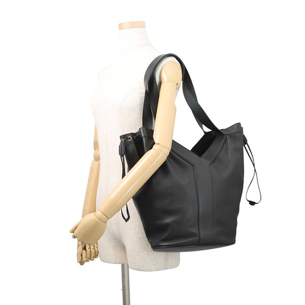 サンローランパリ トートバッグ Yホーボーバッグ カーフレザー 833160 SAINT LAURENT PARIS 黒