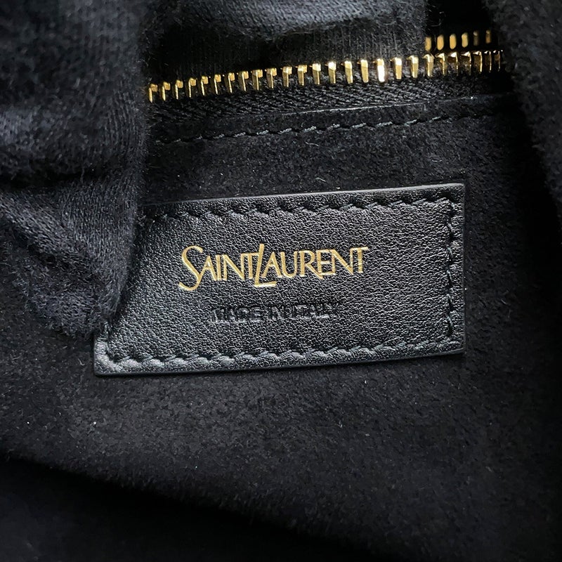 サンローランパリ トートバッグ Yホーボーバッグ カーフレザー 833160 SAINT LAURENT PARIS 黒