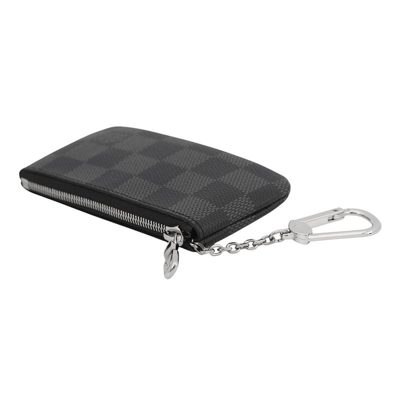 ルイヴィトン コインケース ダミエ・グラフィット ポシェット・クレ N60155 LOUIS VUITTON 黒 ブラック