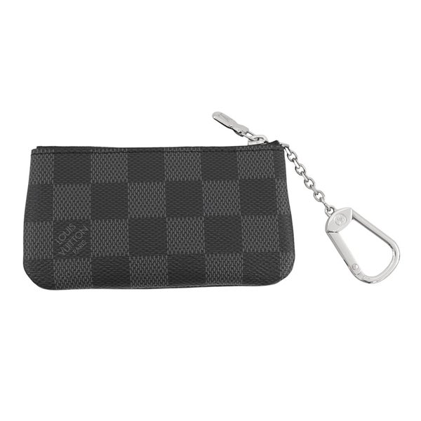 ルイヴィトン コインケース ダミエ・グラフィット ポシェット・クレ N60155 LOUIS VUITTON 黒 ブラック