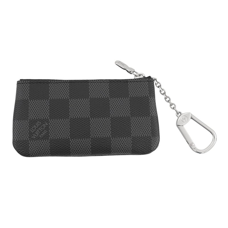 ルイヴィトン コインケース ダミエ・グラフィット ポシェット・クレ N60155 LOUIS VUITTON 黒 ブラック
