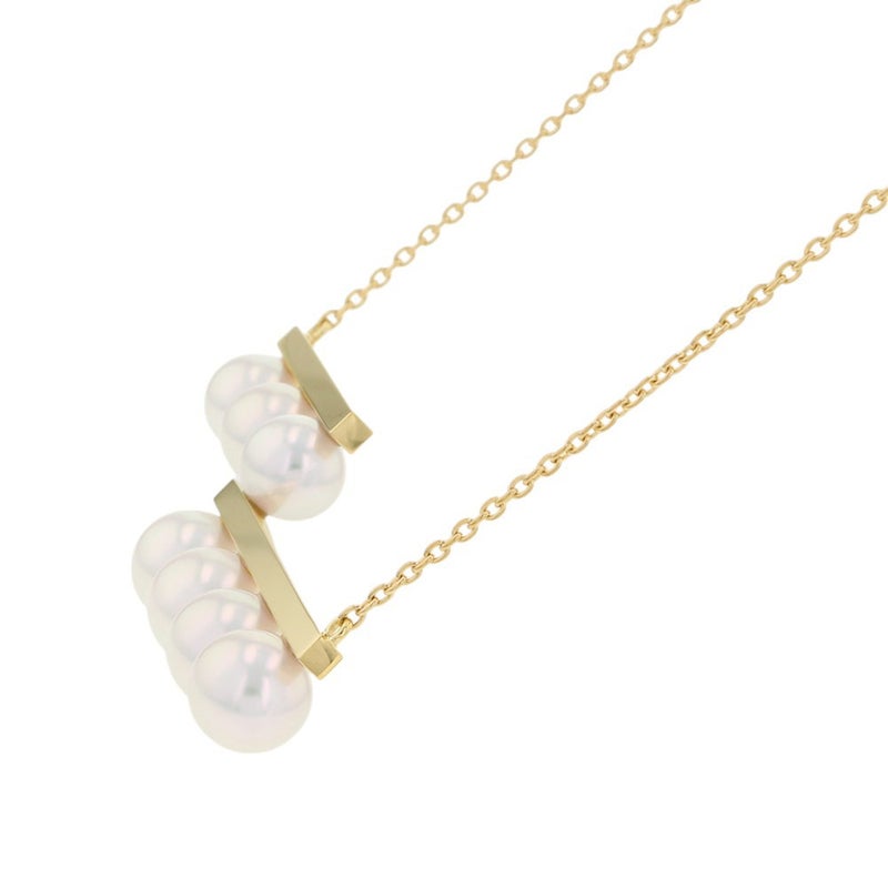 タサキ ネックレス バランス ステップ あこや真珠 パール K18YGイエローゴールド P-17033-18KYG TASAKI ペンダント