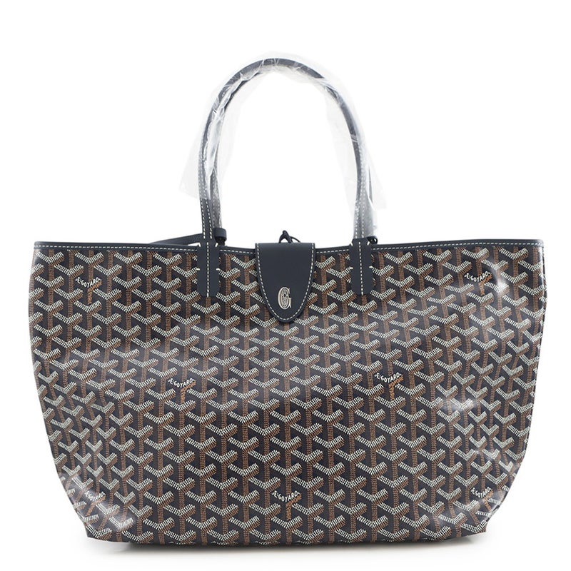 ゴヤール トートバッグ サンルイPM クリップ付 PVC/レザー STLCROPMLTY12CL12P GOYARD ポーチ付き