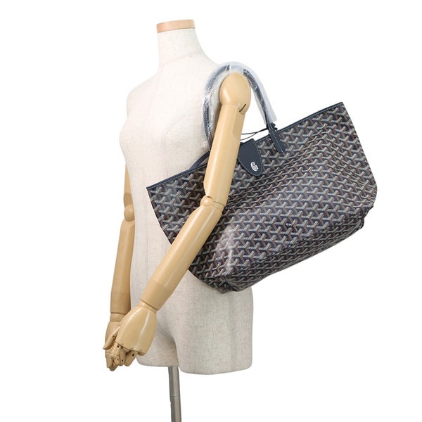 ゴヤール トートバッグ サンルイPM クリップ付 PVC/レザー STLCROPMLTY12CL12P GOYARD ポーチ付き