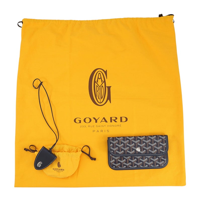 ゴヤール トートバッグ サンルイPM クリップ付 PVC/レザー STLCROPMLTY12CL12P GOYARD ポーチ付き