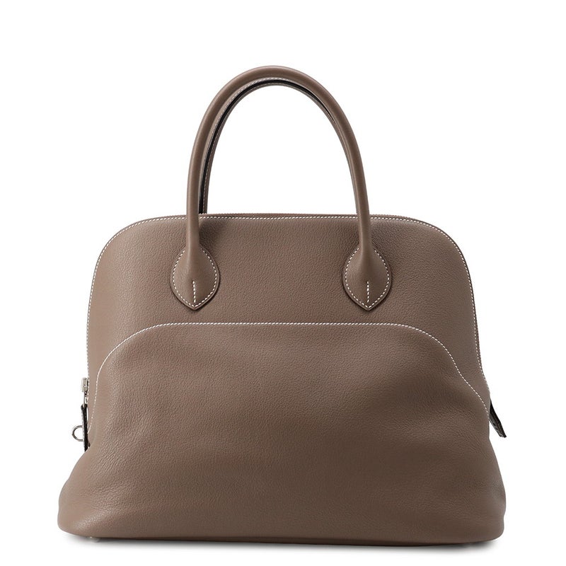 エルメス ハンドバッグ ボリード35 エトゥープ/シルバー金具 トリヨンノビーヨ T刻印 HERMES Bolide 2wayショルダーバッグ