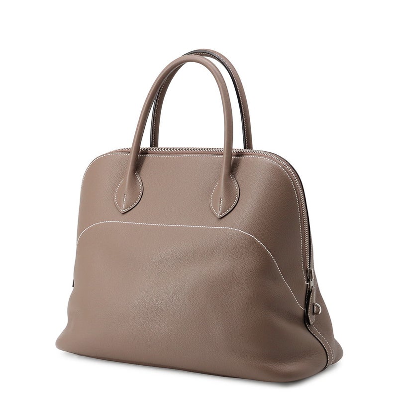 エルメス ハンドバッグ ボリード35 エトゥープ/シルバー金具 トリヨンノビーヨ T刻印 HERMES Bolide 2wayショルダーバッグ