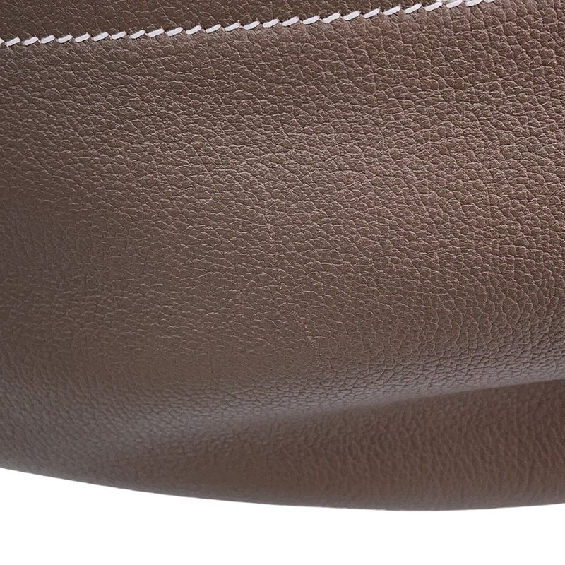 エルメス ハンドバッグ ボリード35 エトゥープ/シルバー金具 トリヨンノビーヨ T刻印 HERMES Bolide 2wayショルダーバッグ