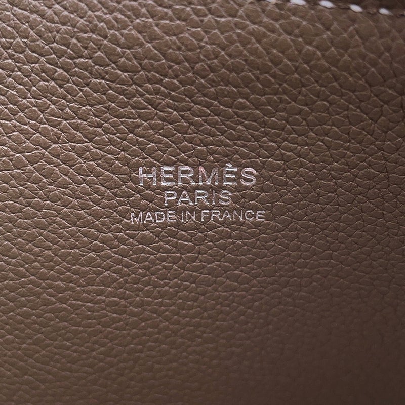 エルメス ハンドバッグ ボリード35 エトゥープ/シルバー金具 トリヨンノビーヨ T刻印 HERMES Bolide 2wayショルダーバッグ