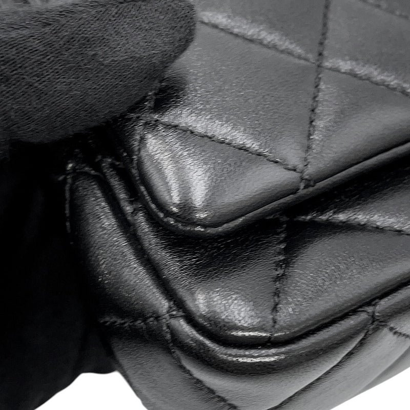 シャネル チェーンショルダーバッグ マトラッセ ココマーク ミニ AS4972 CHANEL 黒