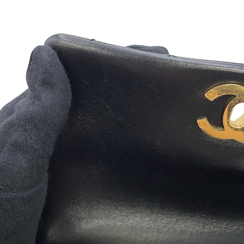 シャネル チェーンショルダーバッグ マトラッセ ココマーク ミニ AS4972 CHANEL 黒