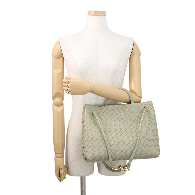 ボッテガヴェネタ ハンドバッグ イントレチャート アンディアーモ ミディアム ラムスキン 766016 BOTTEGA VENETA 3way