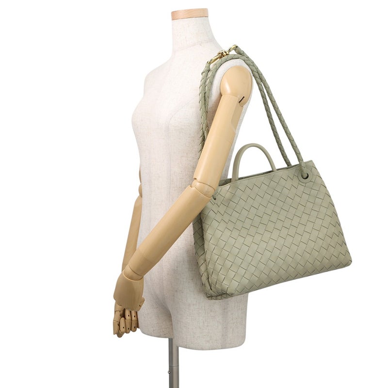 ボッテガヴェネタ ハンドバッグ イントレチャート アンディアーモ ミディアム ラムスキン 766016 BOTTEGA VENETA 3way