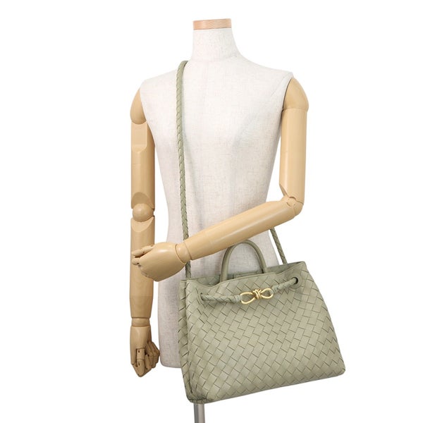 ボッテガヴェネタ ハンドバッグ イントレチャート アンディアーモ ミディアム ラムスキン 766016 BOTTEGA VENETA 3way