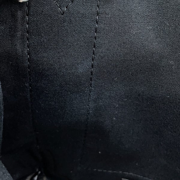 バレンシアガ ハンドバッグ ネイビーカバ XS キャンバス 390346 ポーチ付 BALENCIAGA 2way 白 黒