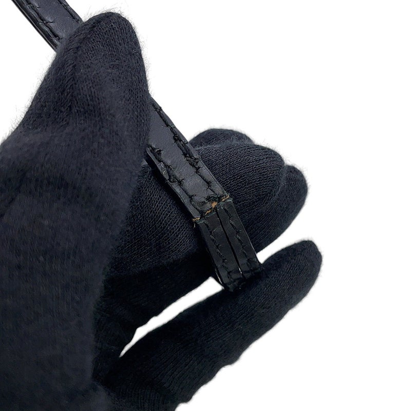 バレンシアガ ハンドバッグ ネイビーカバ XS キャンバス 390346 ポーチ付 BALENCIAGA 2way 白 黒