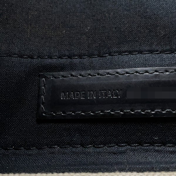 バレンシアガ ハンドバッグ ネイビーカバ XS キャンバス 390346 ポーチ付 BALENCIAGA 2way 白 黒