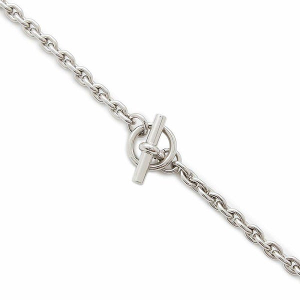 エルメス ネックレス マイヨン Maillon メタル バッファローホーン HERMES アクセサリー メンズ 黒