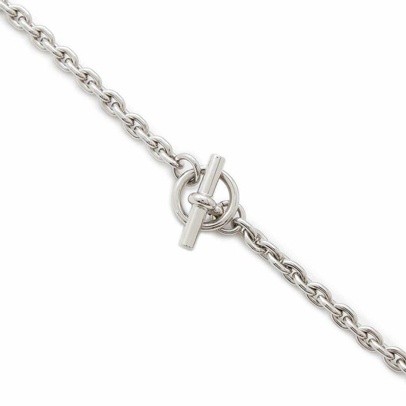 エルメス ネックレス マイヨン Maillon メタル バッファローホーン HERMES アクセサリー メンズ 黒