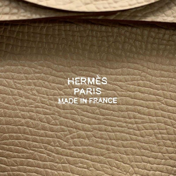 エルメス コインケース バスティア エトゥープ エプソン B刻印 HERMES 財布