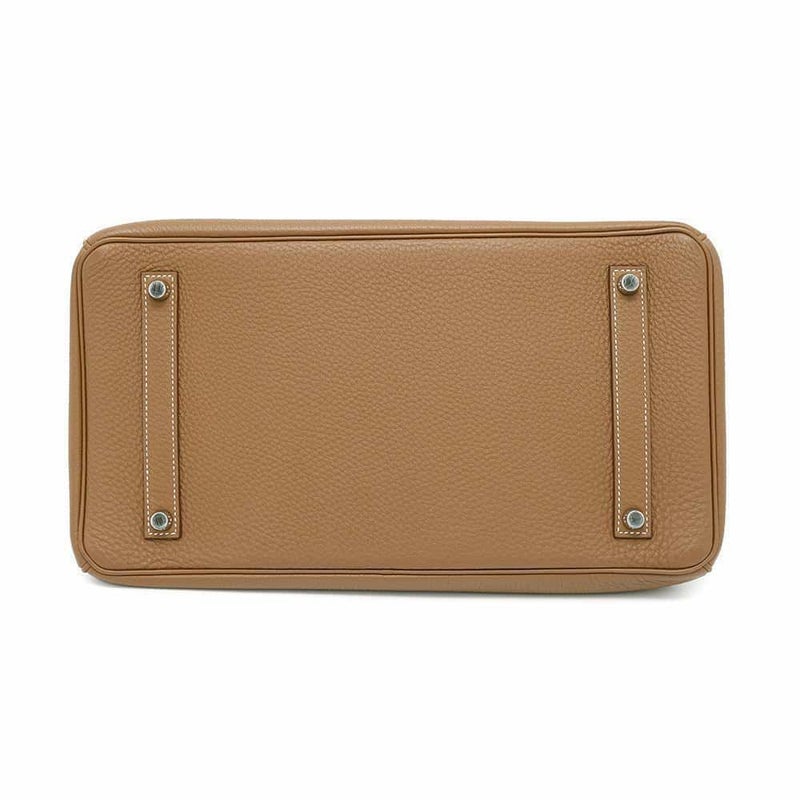 エルメス バーキン35 ゴールド/シルバー金具 トゴ □R刻印 HERMES Birkin ハンドバッグ