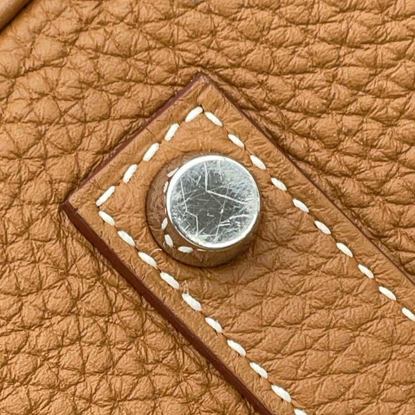 エルメス バーキン35 ゴールド/シルバー金具 トゴ □R刻印 HERMES Birkin ハンドバッグ