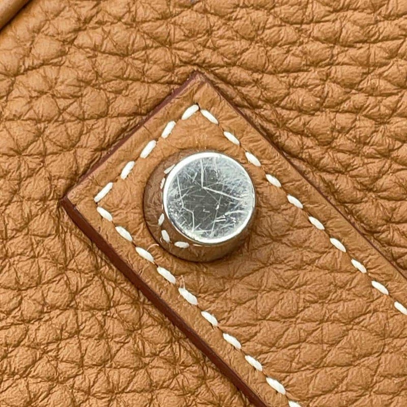 エルメス バーキン35 ゴールド/シルバー金具 トゴ □R刻印 HERMES Birkin ハンドバッグ