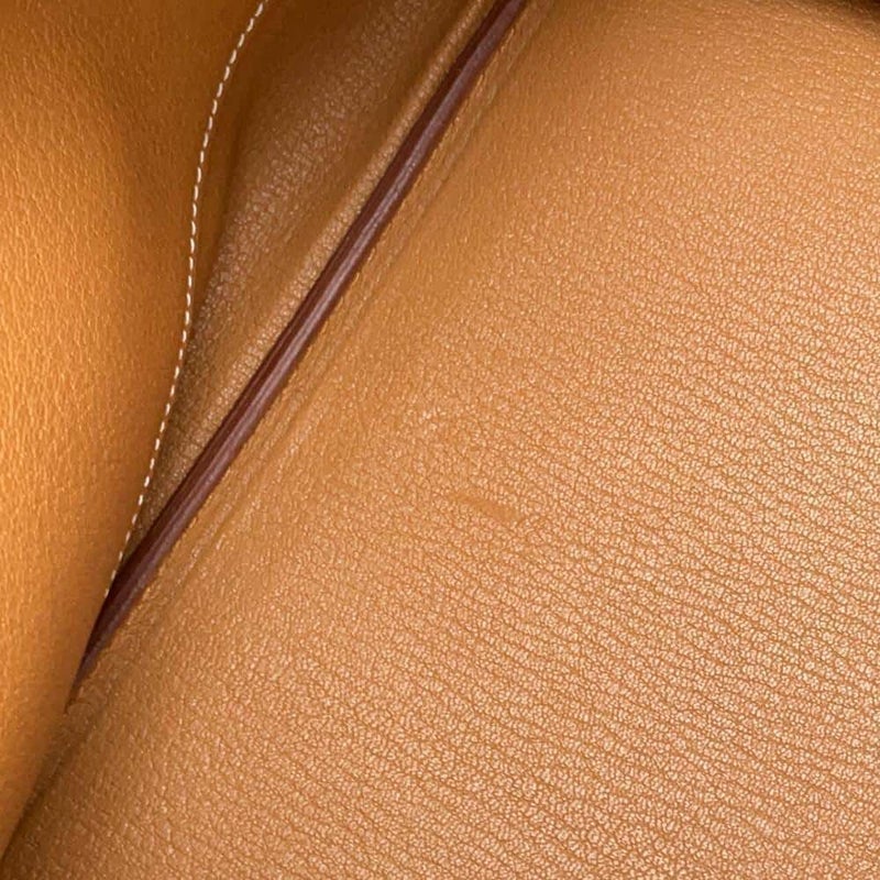 エルメス バーキン35 ゴールド/シルバー金具 トゴ □R刻印 HERMES Birkin ハンドバッグ