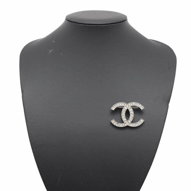 シャネル ブローチ ココマーク ラインストーン 12 C CHANEL アクセサリー