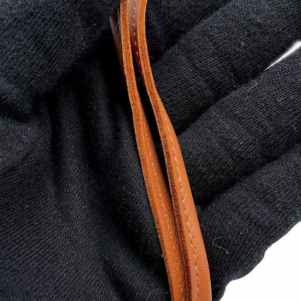 エルメス バッグチャーム ジージー・サバンナ モーヴペール/ゴールド/ヴェールフィズ ラムスキン U刻印 チャーム シマウマ