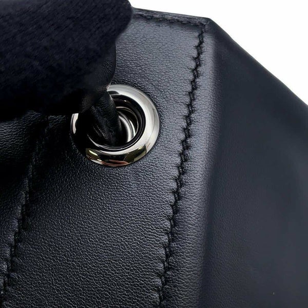 エルメス ショルダーバッグ サック アリーヌ ミニ ブラック/シルバー金具 スイフト C刻印 HERMES 黒