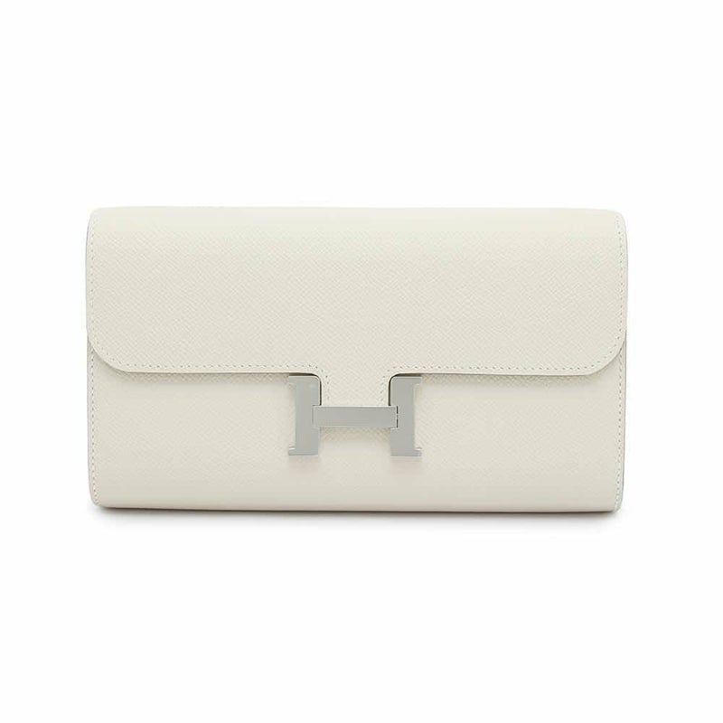 エルメス 長財布 コンスタンス トゥーゴー ロング クレ/シルバー金具 エプソン W刻印 財布