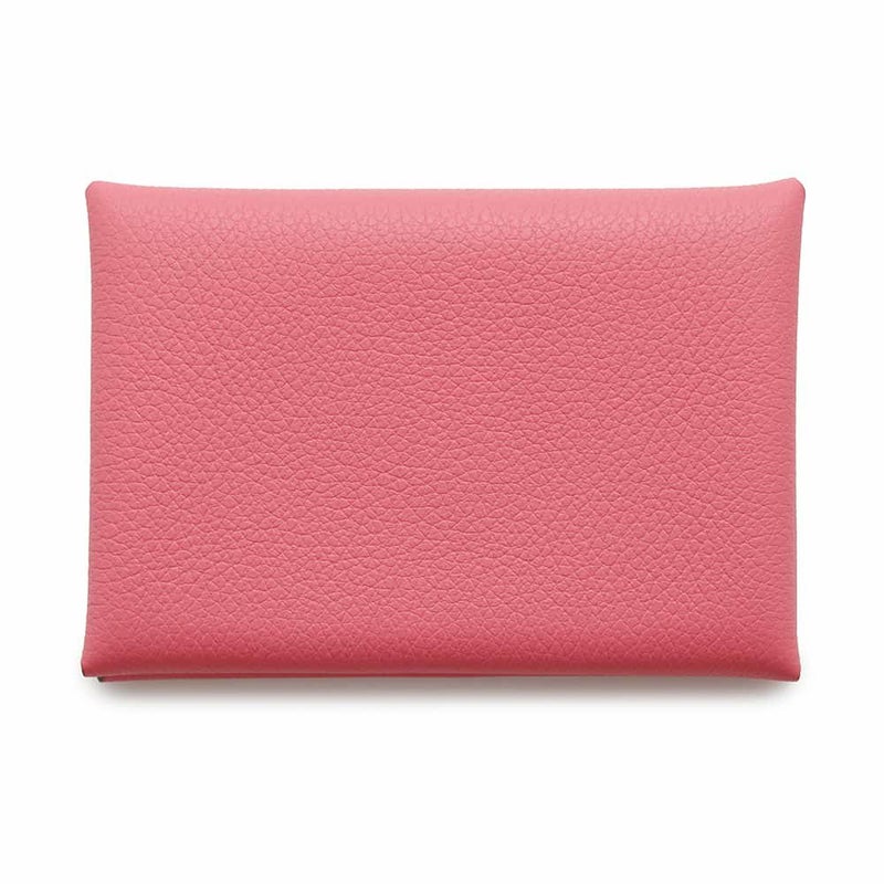 エルメス コインケース カルヴィ デュオ ローズアザレ/シルバー金具 エバーカラー W刻印