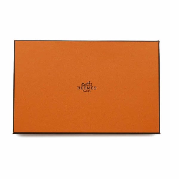 エルメス 二つ折り長財布 シチズンツイル ロング コンビネ ゴールド/シルバー金具 エプソン W刻印