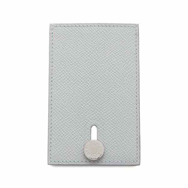 エルメス カードケース ディアボロ ブルーグラシエ/シルバー金具 エプソン X刻印 HERMES パスケース