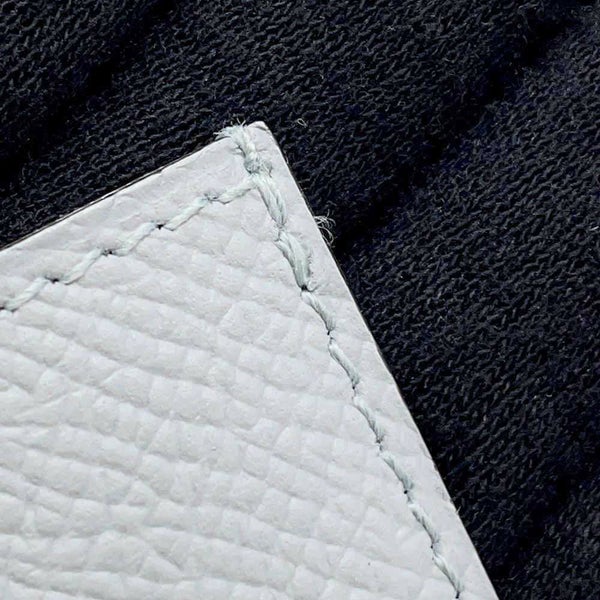 エルメス カードケース ディアボロ ブルーグラシエ/シルバー金具 エプソン X刻印 HERMES パスケース