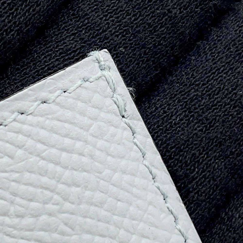 エルメス カードケース ディアボロ ブルーグラシエ/シルバー金具 エプソン X刻印 HERMES パスケース