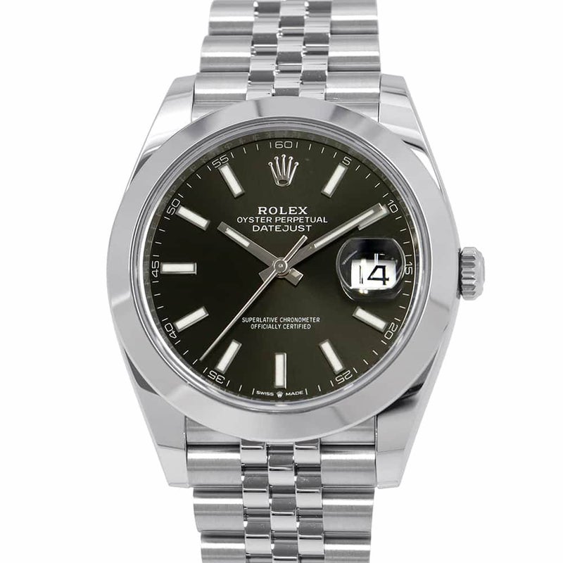 ロレックス デイトジャスト41 ランダムシリアル ルーレット 126300 ROLEX 腕時計 黒文字盤